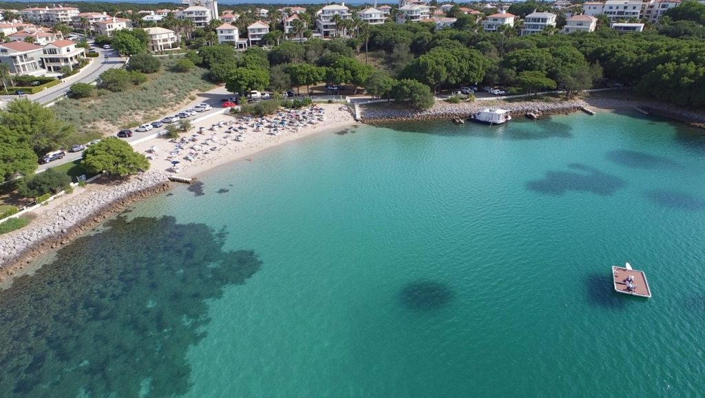 Acceso a Cala Serena desde el aparcamiento, Felanitx