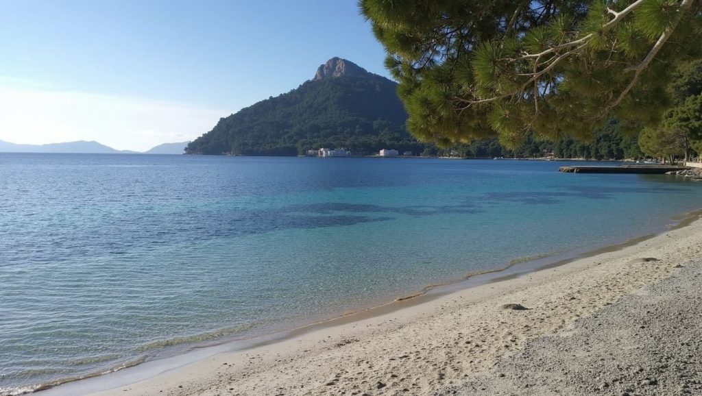 Horizonte desde Cala Tarida, Sant Antoni de Portmany, Ibiza