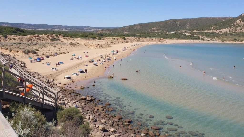 Vista de Cala Torta desde la orilla, Artà