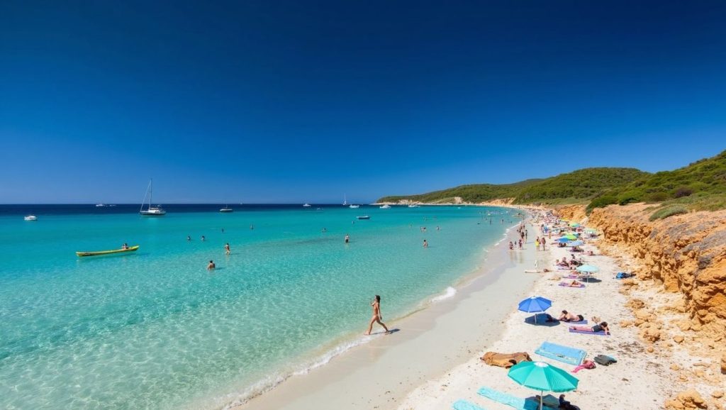 Arena fina en Vedella, Sant Josep de sa Talaia, Ibiza