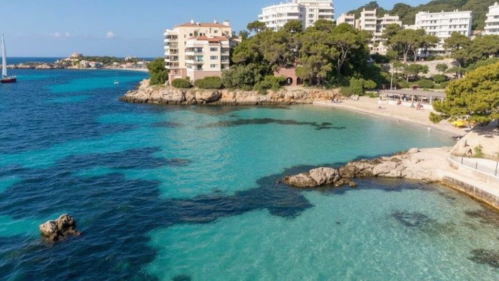 Costa de Calvià desde Cala Xada, Mallorca