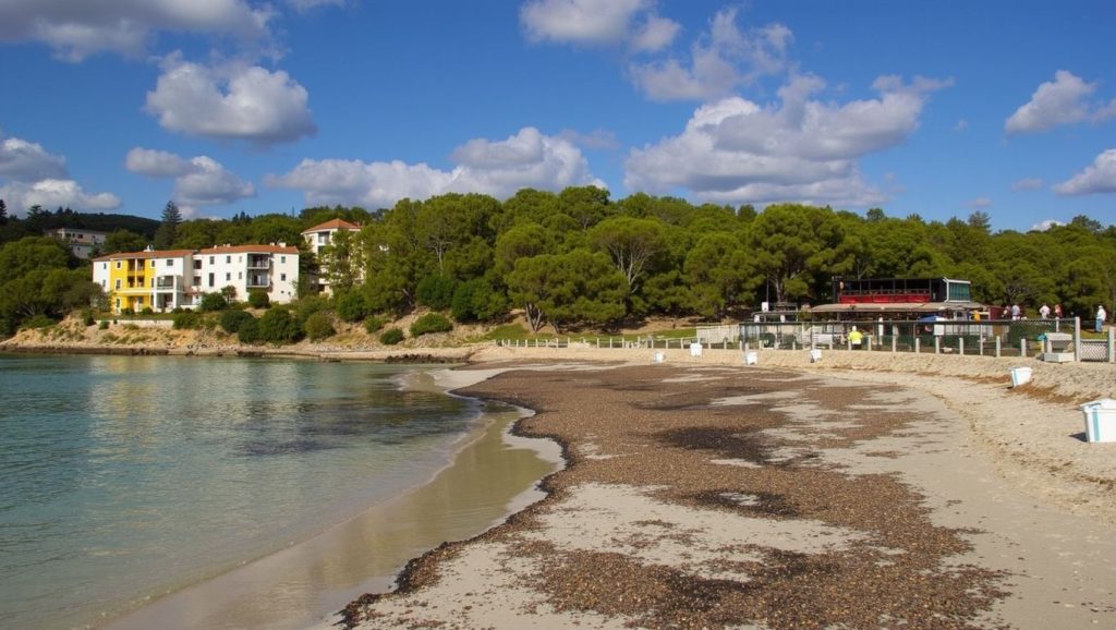 Línea de costa en Cala Xinxell, Calvià