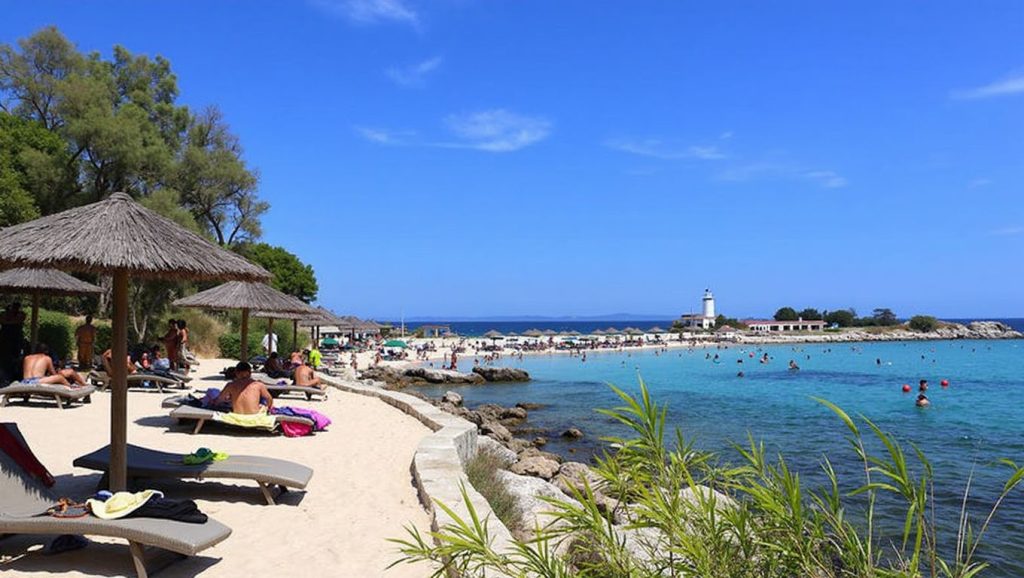 Vista del litoral en Cala Xinxell, Calvià