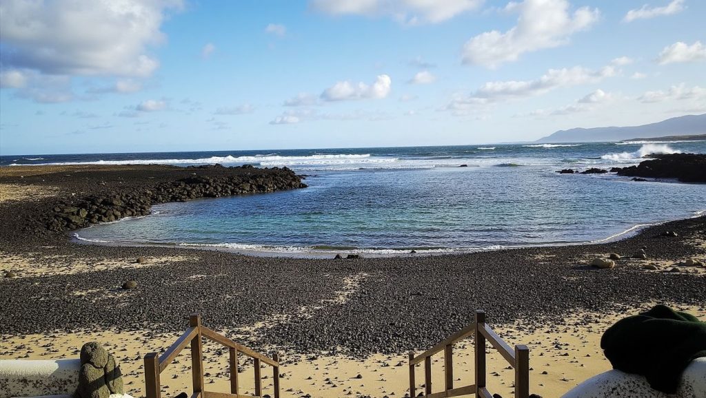 Arena de caleta de Caballo, Tinajo (Lanzarote)