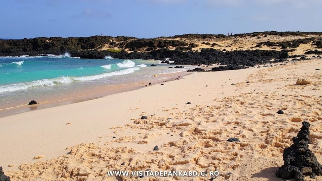 Arena volcánica de Caleta del Guincho, Haría (Lanzarote)