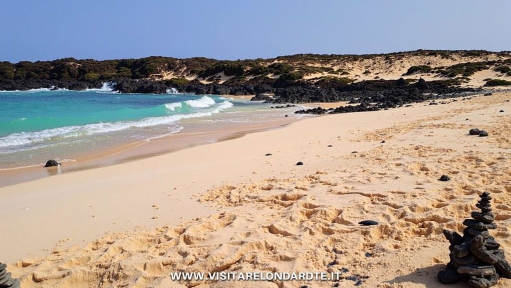 Arena volcánica de Caleta Larga, Yaiza (Lanzarote)