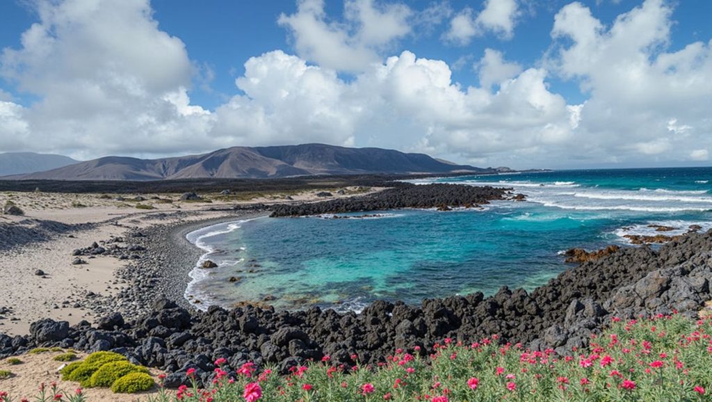Arena volcánica de Caletón Blanco, Haría (Lanzarote)