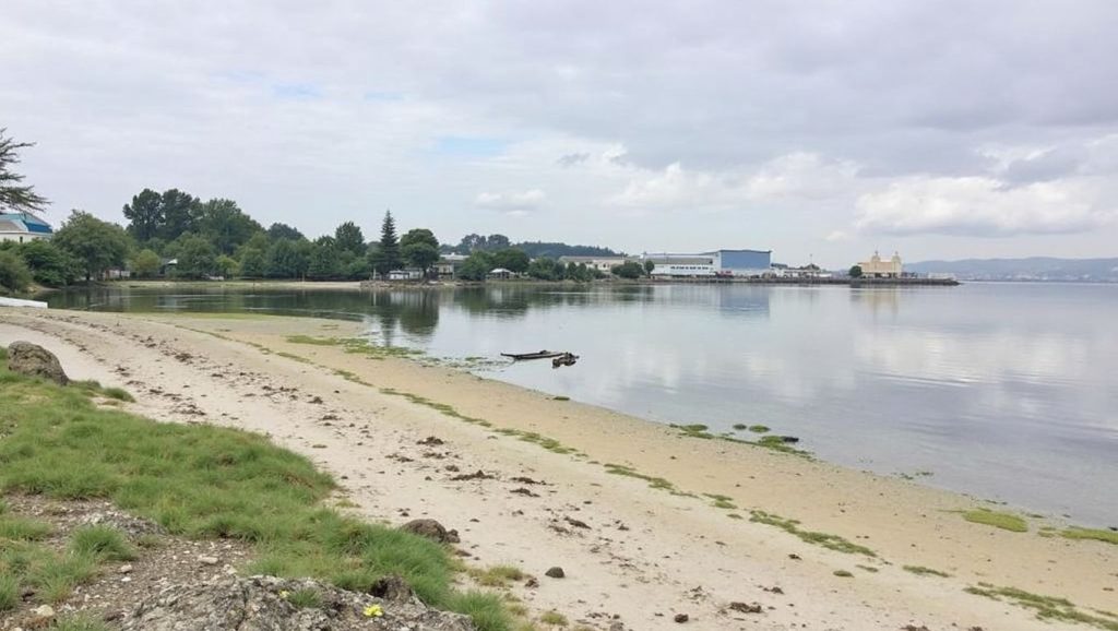 Vista de Careixo en Boiro, A Coruña
