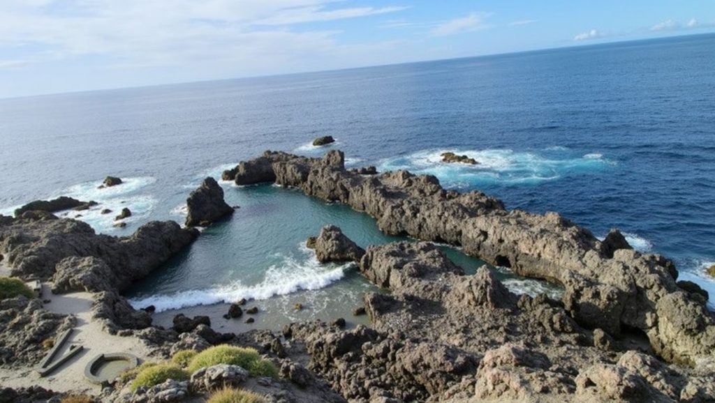 Entorno natural de Charco Las damas en Tenerife