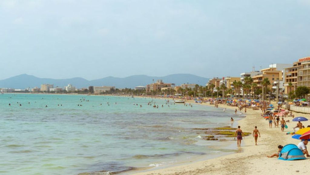 Horizonte desde Ciutat Jardí, Palma, Mallorca