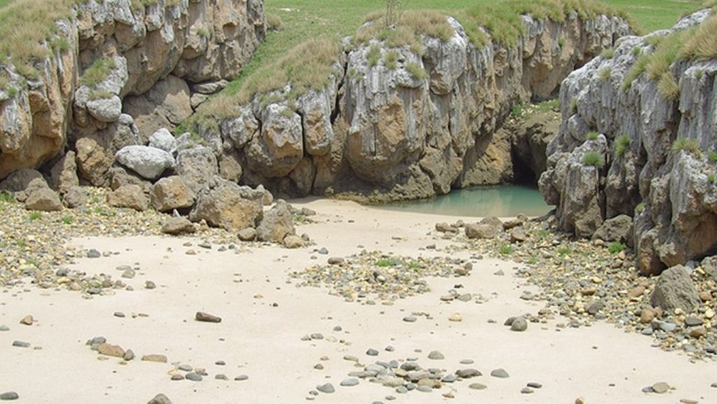 Aguas de Cobiḥeru en Llanes (Asturias)