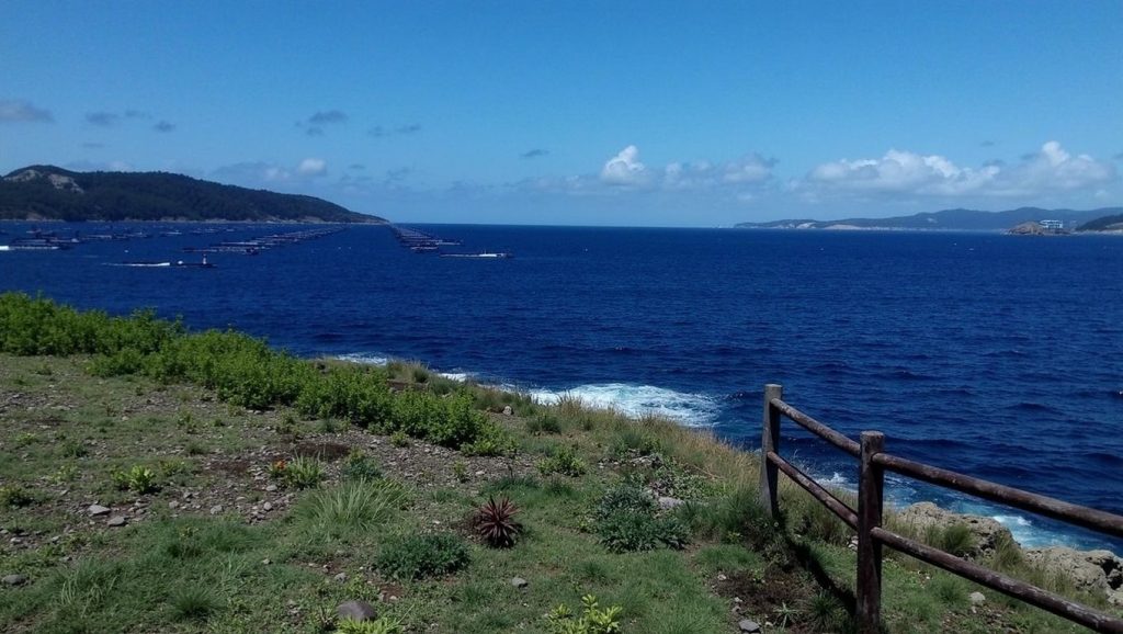 Ría y costa de Croieira de San Mamede en Galicia, A Coruña