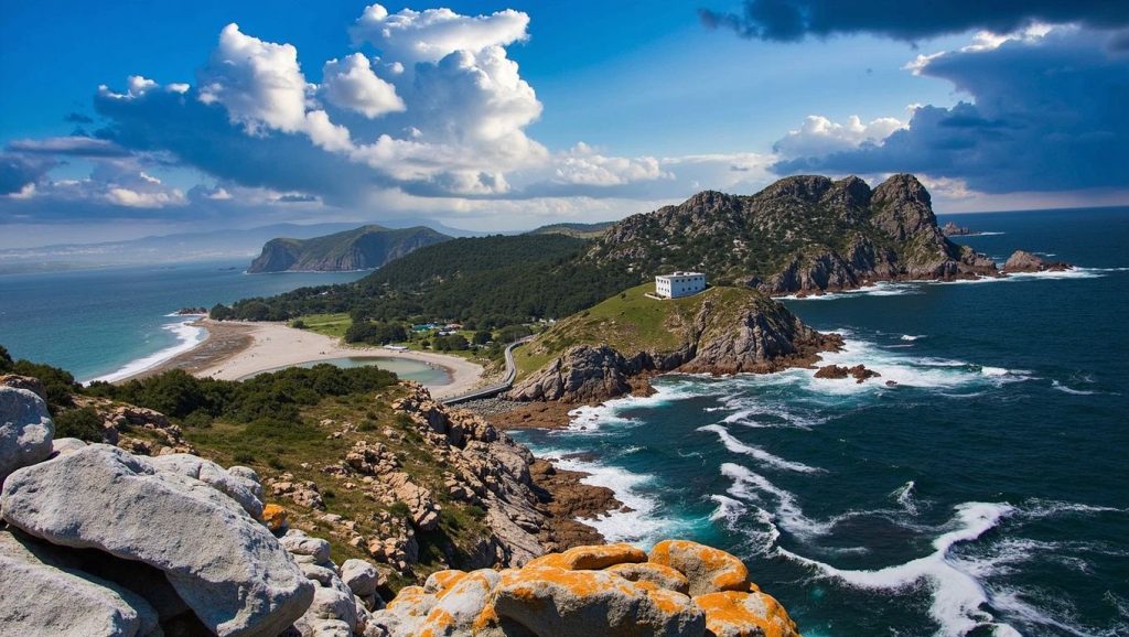Entorno natural de Croieira de San Mamede en A Coruña