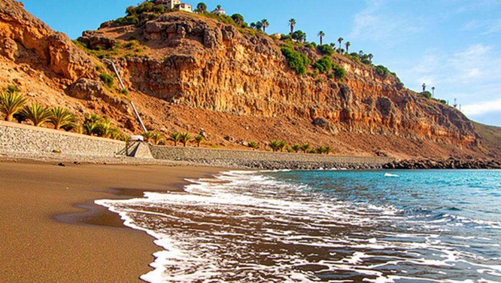 Arena volcánica de Cueva de Bejira, Vallehermoso (La Gomera)