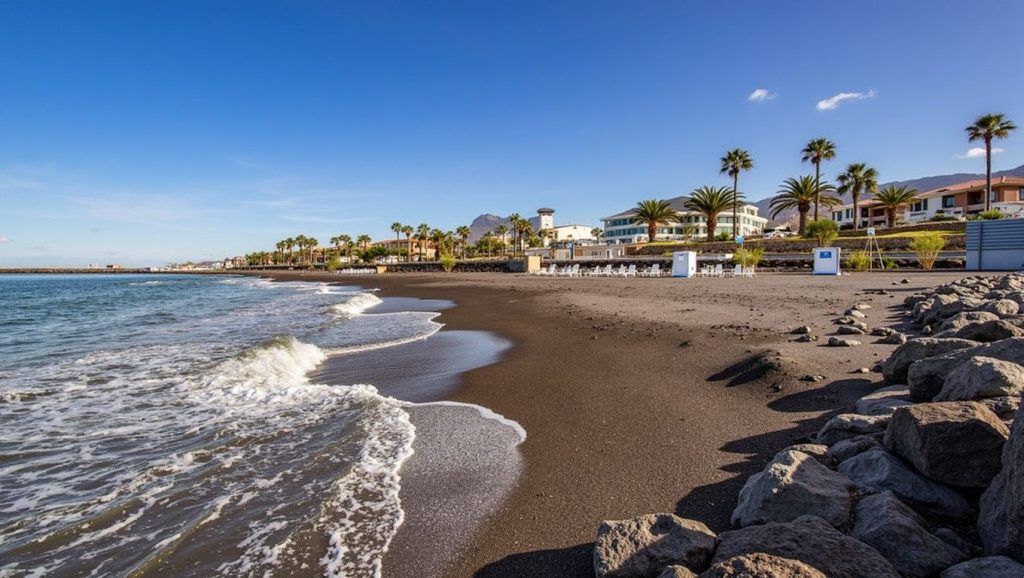 Arena volcánica de El Duque Norte, Adeje (Tenerife)
