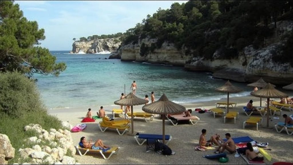 Arena fina en El Mago, Calvià, Mallorca