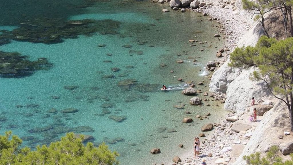 es Caló Blanc (Andratx) — playa en la costa de Mallorca