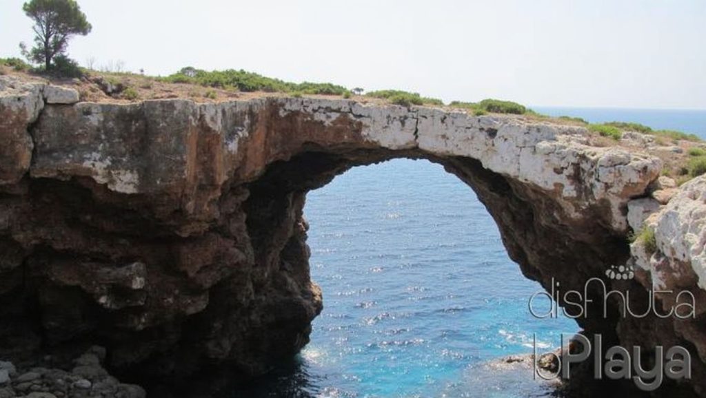 Vista amplia de es Caló Blanc en Andratx, Mallorca