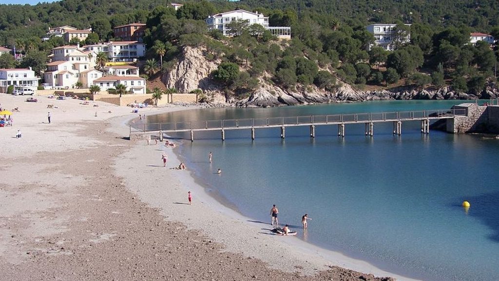Vista general de es Camp de Mar, Andratx