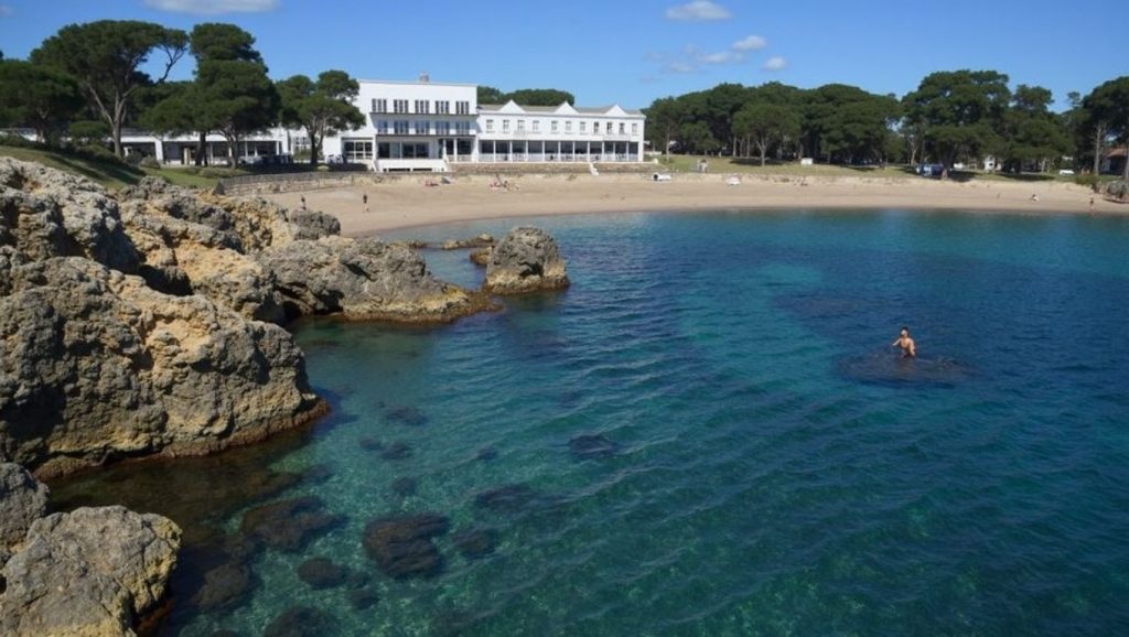 Detalle del agua en Es Portitxolet, Palma, Mallorca