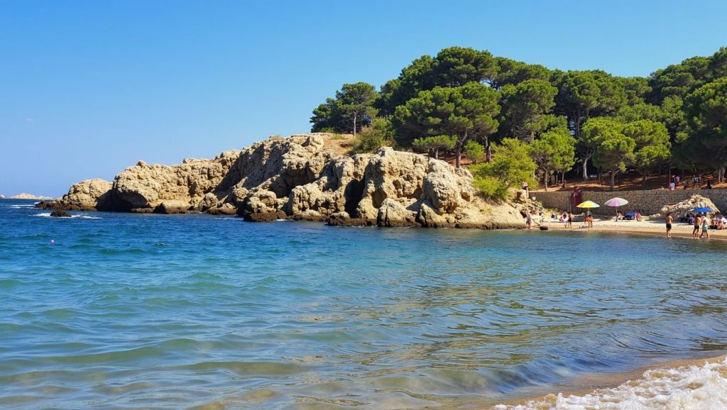 Vista del litoral en Es Portitxolet, Palma