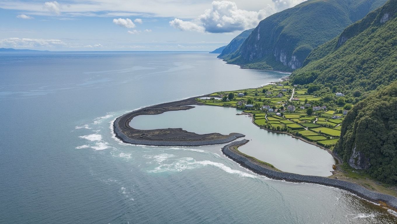 Fajã dos Cubres São Jorge Azores tranquila laguna