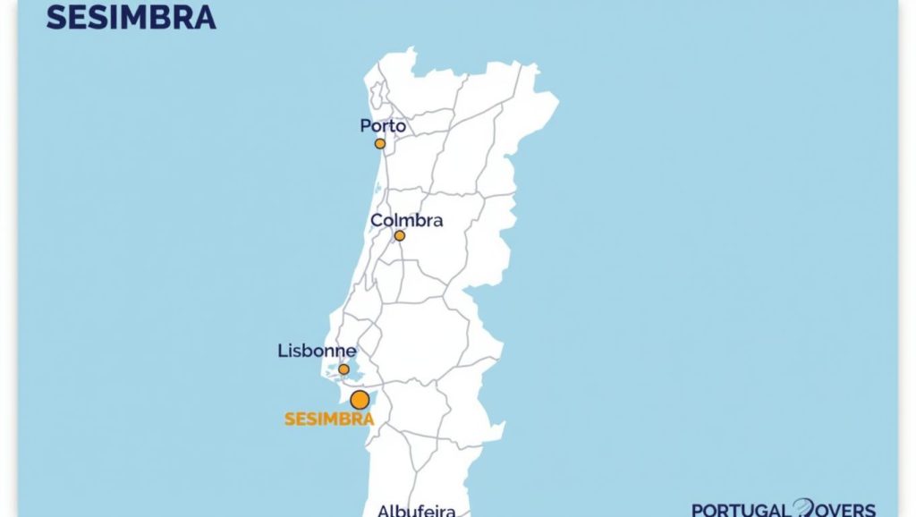 Praia da Califórnia - Sesimbra, Portugal
