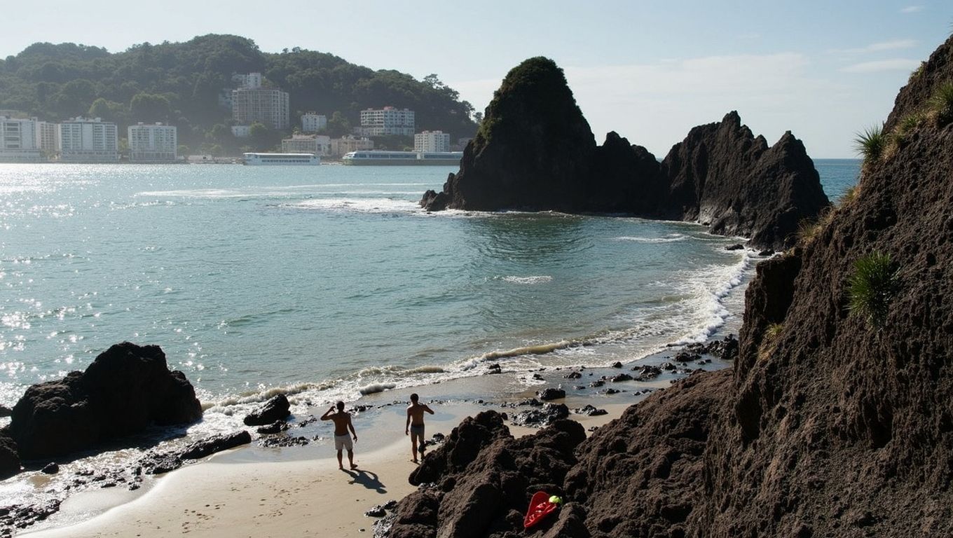 Playa de Saturraran (Mutriku, Gipuzkoa)