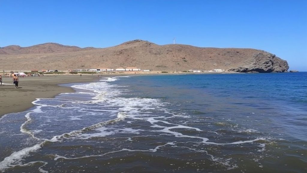 Vista general de Playa de los James, Gran Tarajal