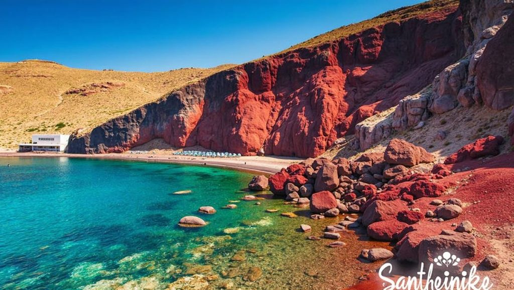 Playa Roja - Santorini, Grecia
