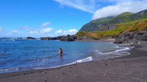 Playa camper en Corvo