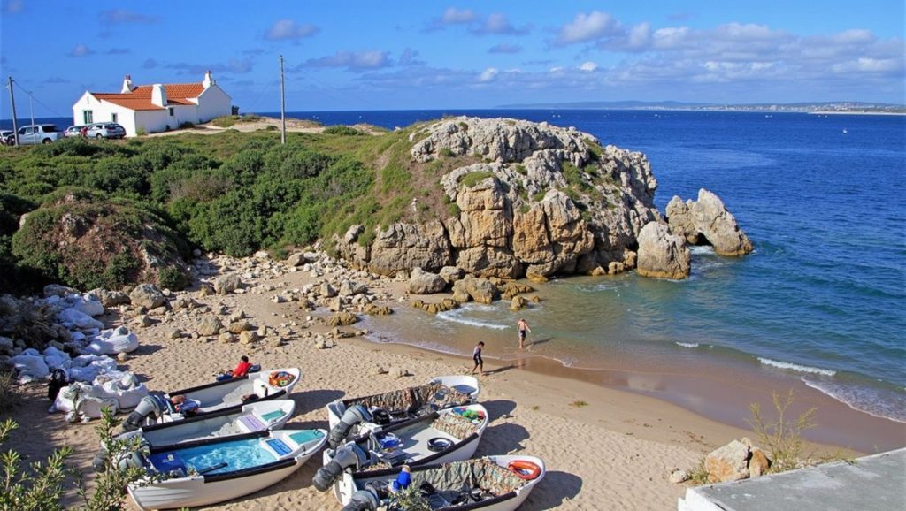 Praia dos barcos