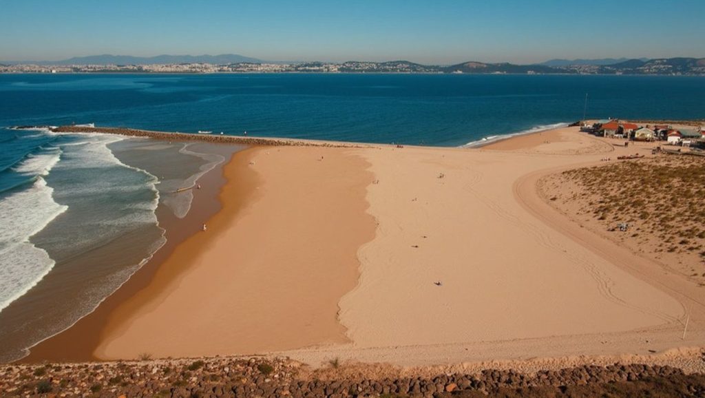Praia da Cova do Vapor - Almada, Portugal
