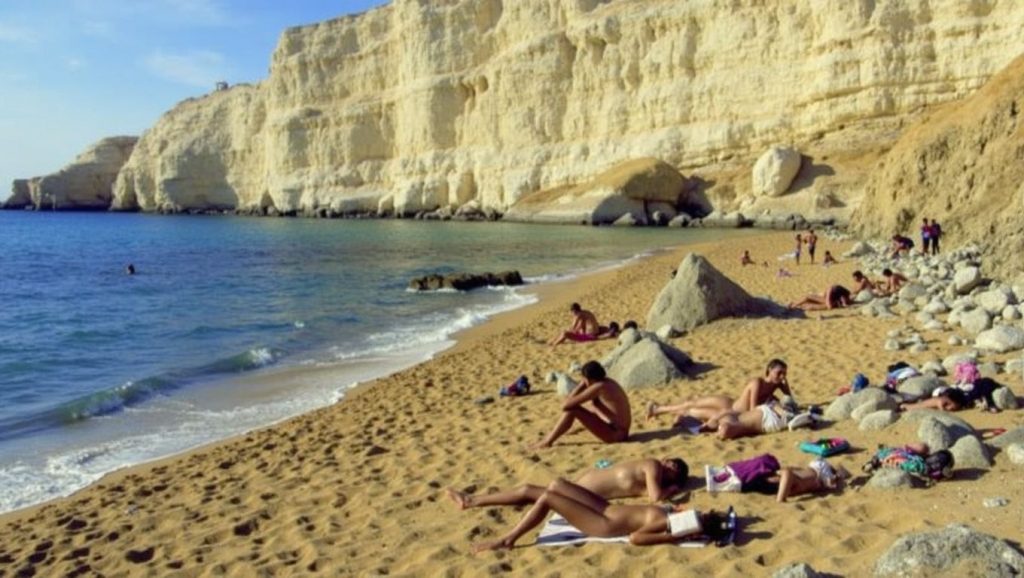 Pyrgos nudist beach - Chania, Creta