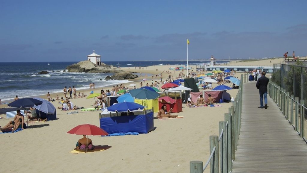 Praia de Miramar - Vila Nova de Gaia, Portugal