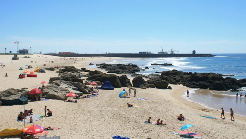 Praia de Leça da Palmeira - Matosinhos, Portugal