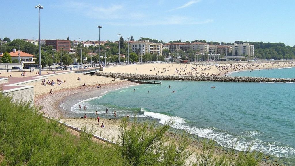 Praia de Santo Amaro de Oeiras - Oeiras, Portugal