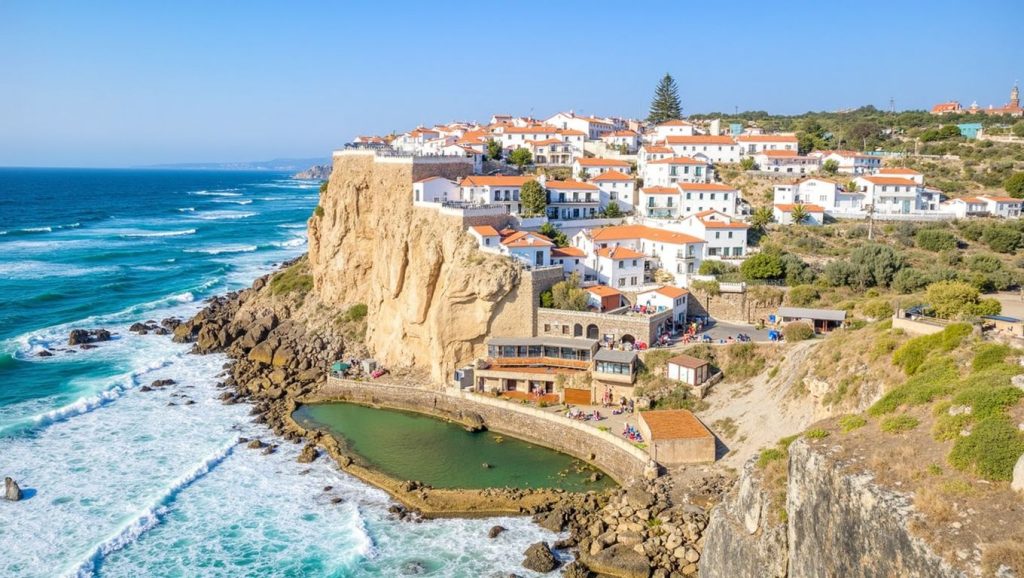 Praia das Azenhas do Mar - Sintra, Portugal