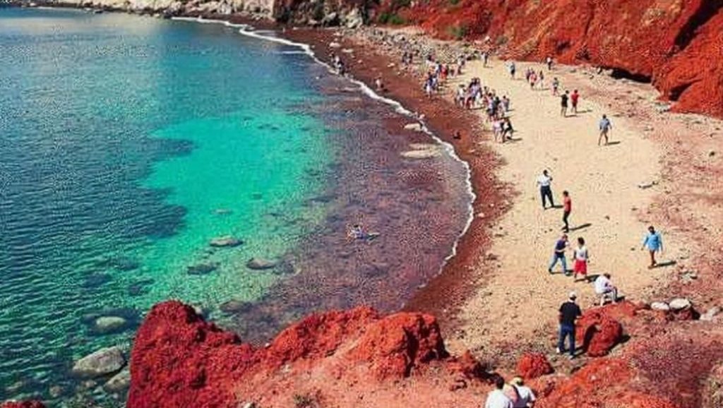 Playa Roja - Santorini, Grecia