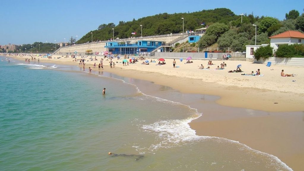 Praia de Santo Amaro de Oeiras - Oeiras, Portugal