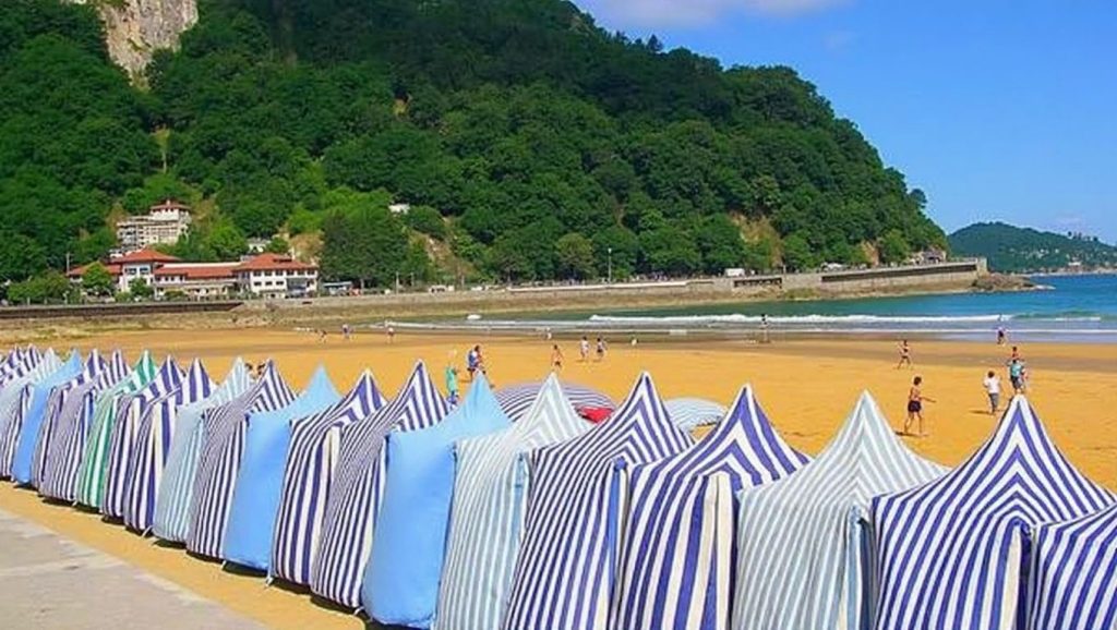 Zona nudista Iñurritza (extremo este Zarautz) - Zarautz, Gipuzkoa