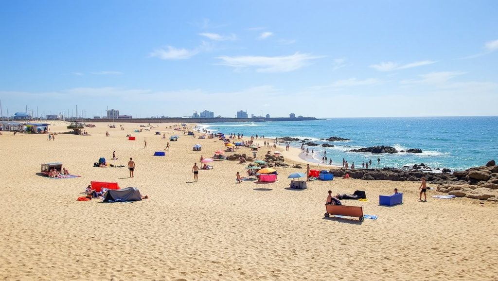 Praia de Leça da Palmeira - Matosinhos, Portugal