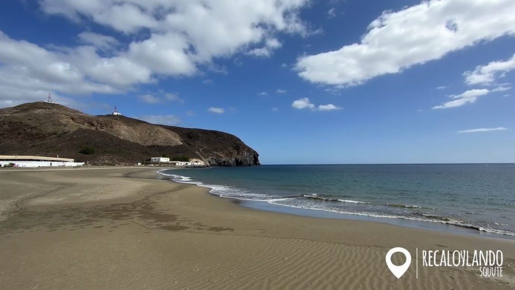 Vista del litoral en Playa de los James, Gran Tarajal