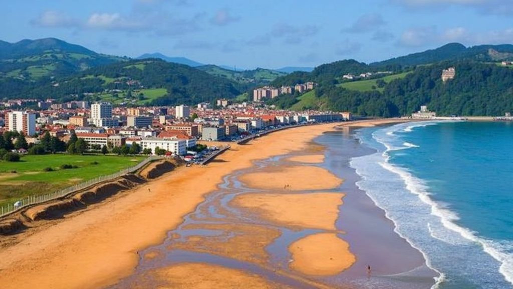 Zona nudista Iñurritza (extremo este Zarautz) - Zarautz, Gipuzkoa