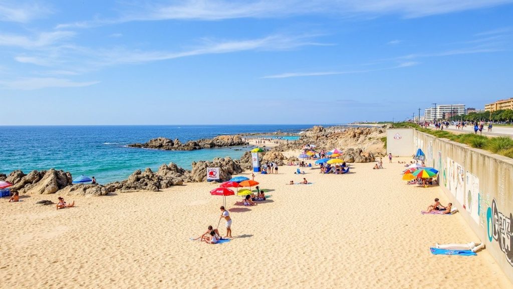 Praia de Leça da Palmeira - Matosinhos, Portugal