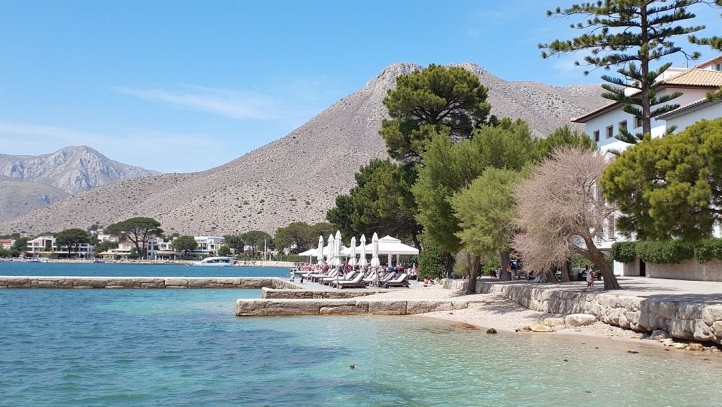 Vista general de Font de Cala Bóquer, Pollença