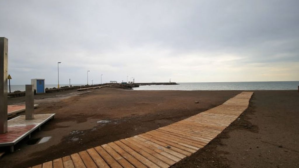Arena volcánica de La Caleta, Adeje (Tenerife)