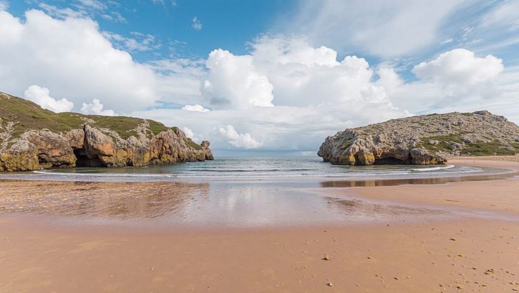 Panorámica de La Nixón, Asturias