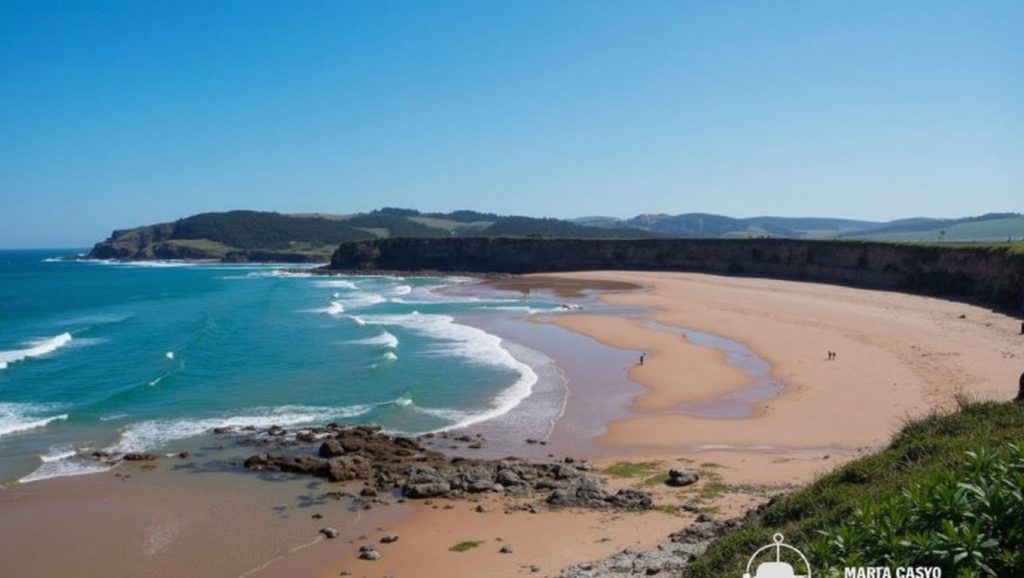 Ría y costa de Landre en Monção, Pontevedra