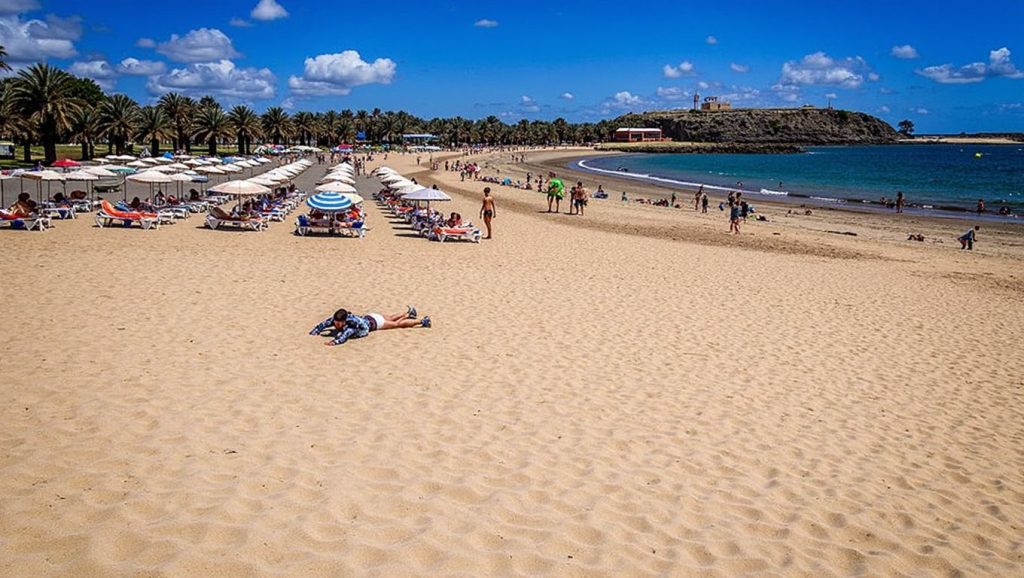 Entorno natural de Las Cucharas en Lanzarote